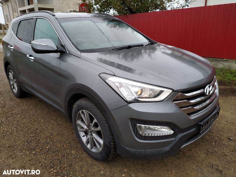 Macara geam stanga dreapta fata spate brat bascule etrier calaret fuzeta senzor cantar nivel Hyundai Santa Fe 3 2014 motor 2.2crdi 197cp D4HB dezmembrez dezmembrari piese - 1