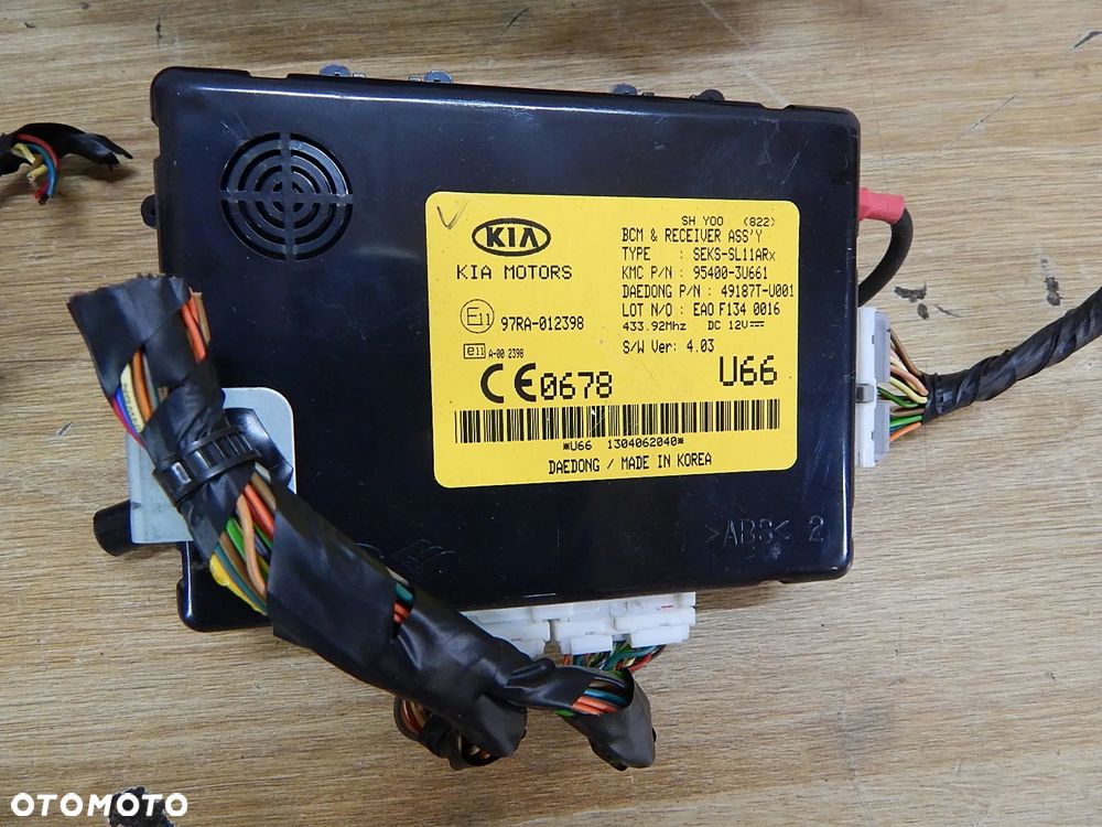 Zestaw startowy do odpalenia sterownik 1.6 GDI Kia Sportage III Hyundai 10-16 Łuków części - 6