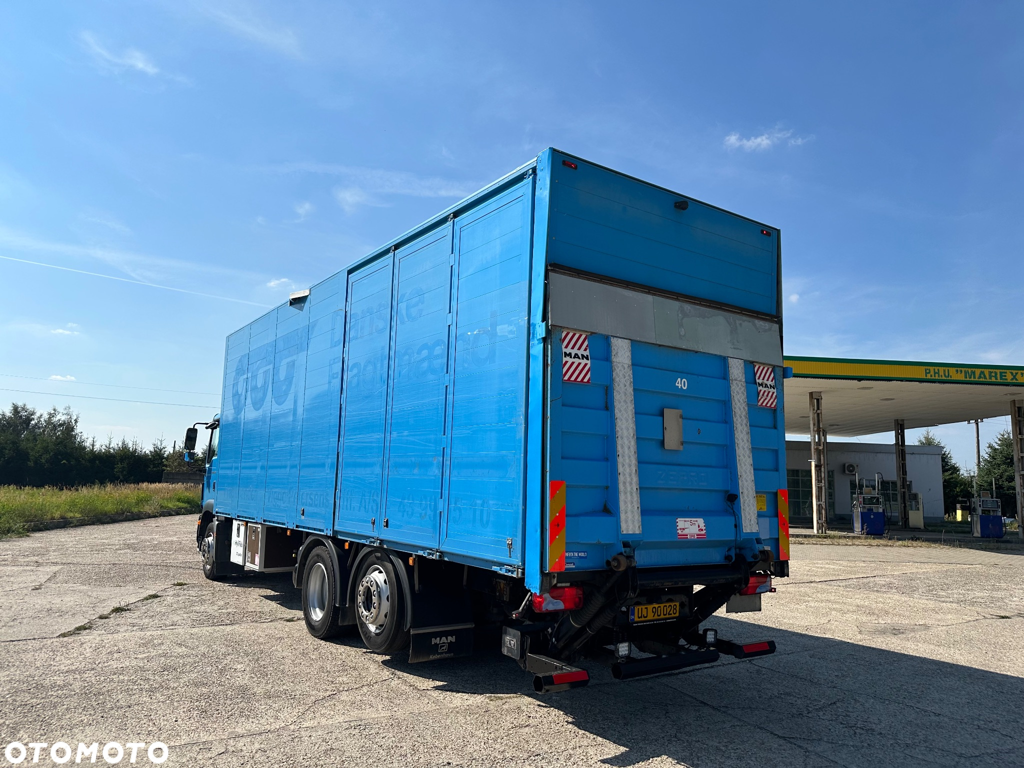 MAN TGM 26.290  KONTENER 33 PALETY  ORG. 275 TYS KM -dl 8.50m - 7