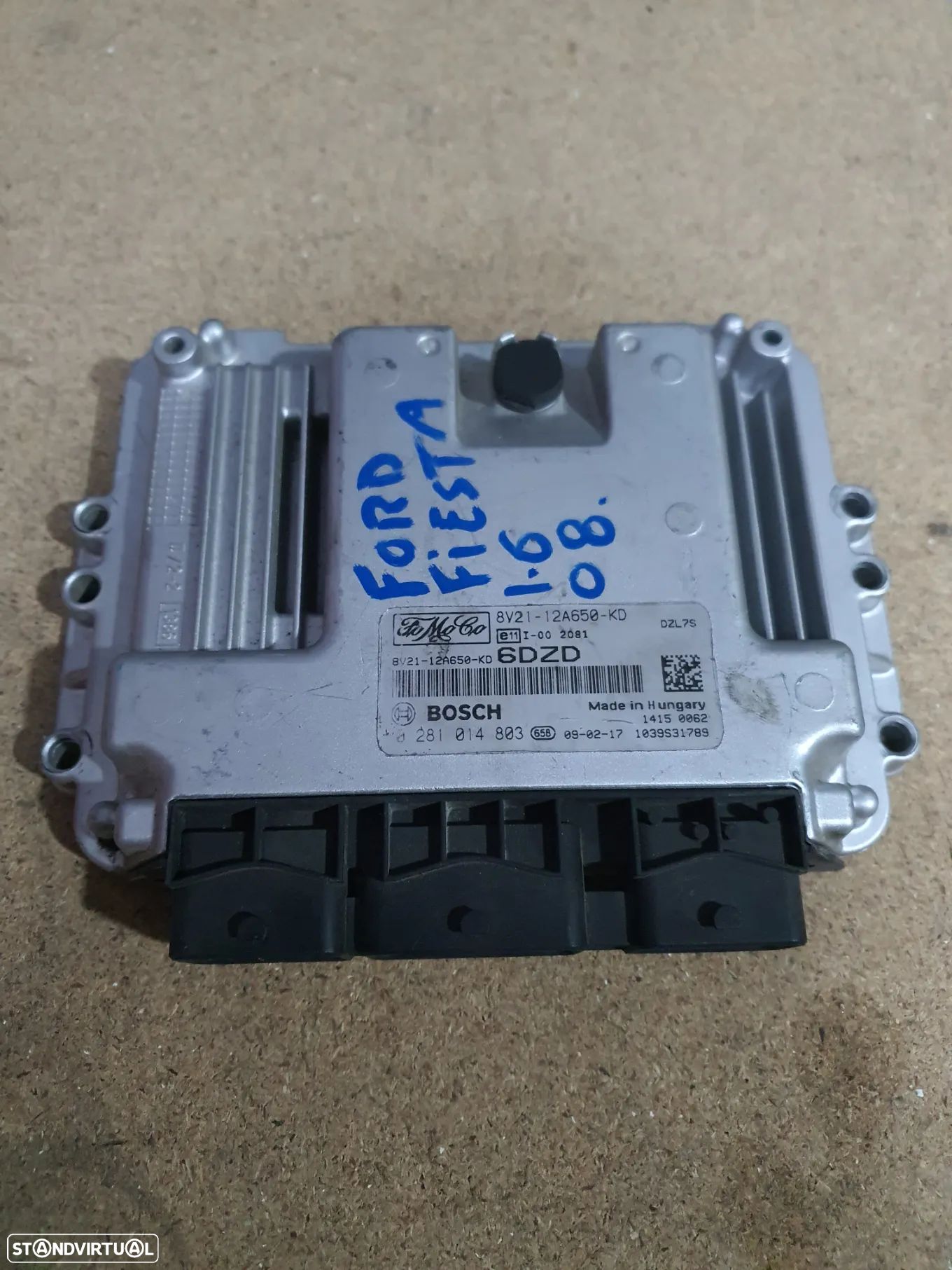 CENTRALINA DO MOTOR FORD FIESTA / 8V2112A650KD - 1