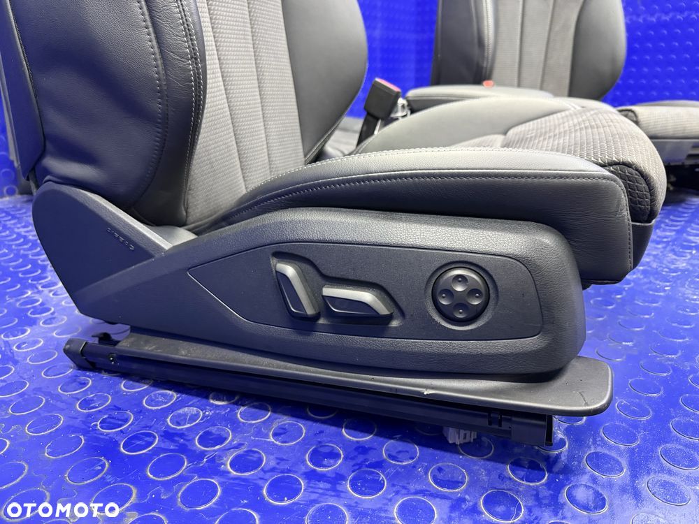 KOMPLET foteli skóra alcantara S-LINE AUDI A5 F5 8W7 CABRIO grzane OEM - 8