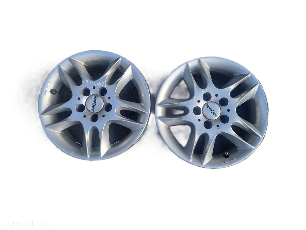 SKODA FABIA II 07-14 2 SZTUKI FELGI ALUFELGI 14'' 6Jx14H2 ET 38 * - 1