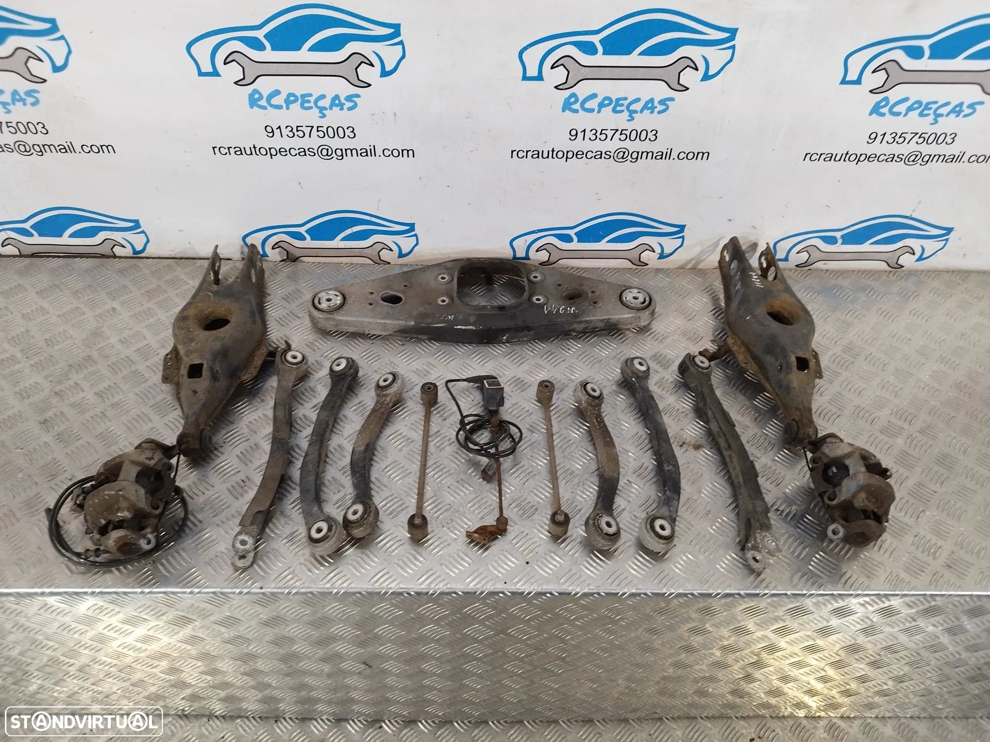 KIT SISTEMA TRAVAGEM SUSPENÇÃO MERCEDES BENZ CLASS E W211 A0105427717 0105427717 R230352020 A2303522206 2303522206 R2303521805 2303521805 BRAÇOS MANGAS EIXOS MAXILAS PINÇAS - 1