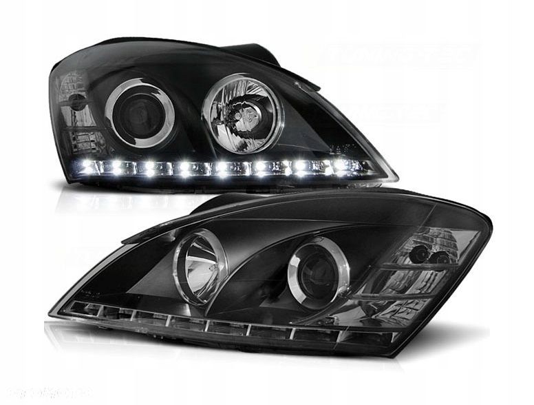 Reflektory Lampy pasek Diody Led Black Tuning Kia Ceed I 1 Proceed 06-09 - 2