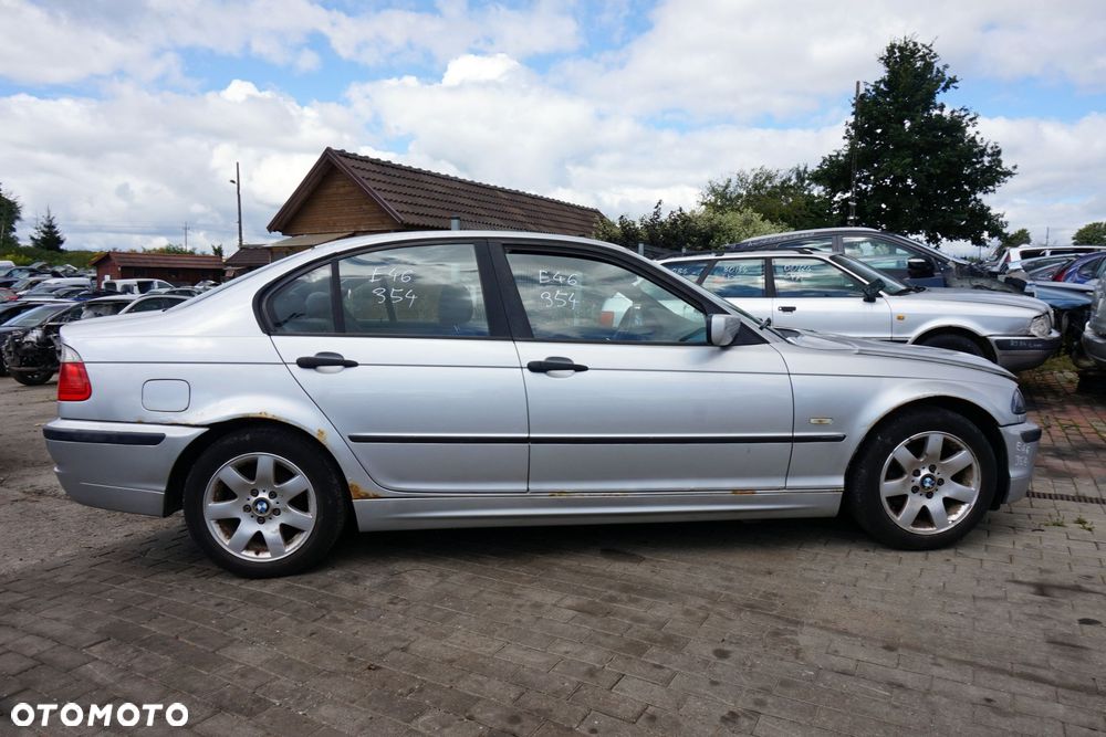 BMW 3 E46 SEDAN 2000 354 1.9 8V M43B19 118KM S5D250G-TBDH SREBRNY na części - 6