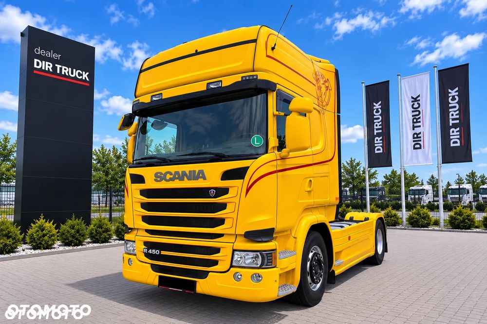 Scania R450 Standard TOPLINE EURO6 AUTOMAT+ RETARDER, Spojlery Międzyosiowe, Aluminiowe Felgi, Pierwszy Właściciel, Jeden Kierowca - 1