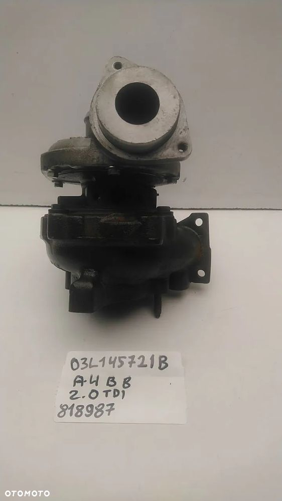 TURBOSPRĘŻARKA 2.0 TDI 163KM 170KM 177KM CGLA CGLB CGLC CGLD CMGA CMGB A4 B8 03L145721B - 3