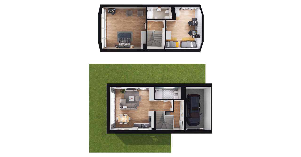3-pokojowy dom 106m2 + ogródek Bezpośrednio - Pełny obrazek: 3/13