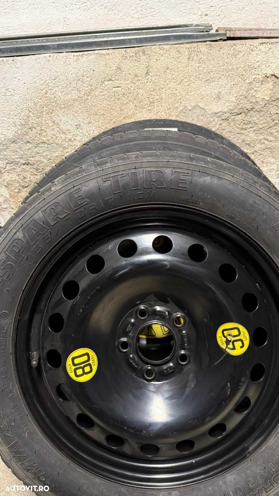 Rezerva slim Ford Kuga Puma Edge Escape 155 70 17 si 165 70 17 - 2