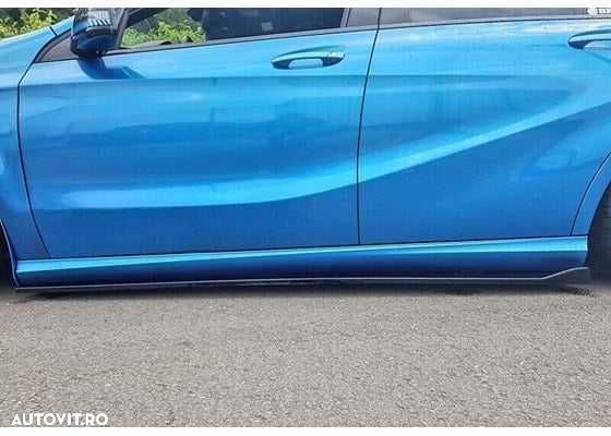 Set prelungiri ornament praguri laterale tuning Negru – Lucios - 3