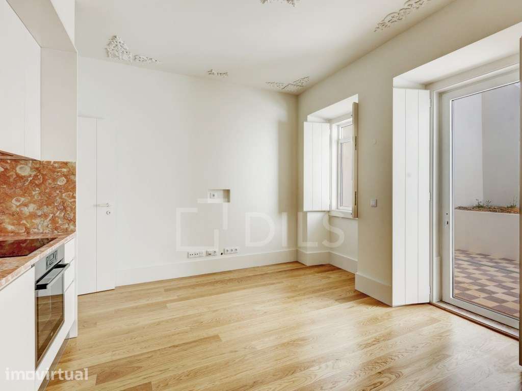 Apartamento T1 com terraço, na Lapa, Lisboa - Grande imagem: 4/22