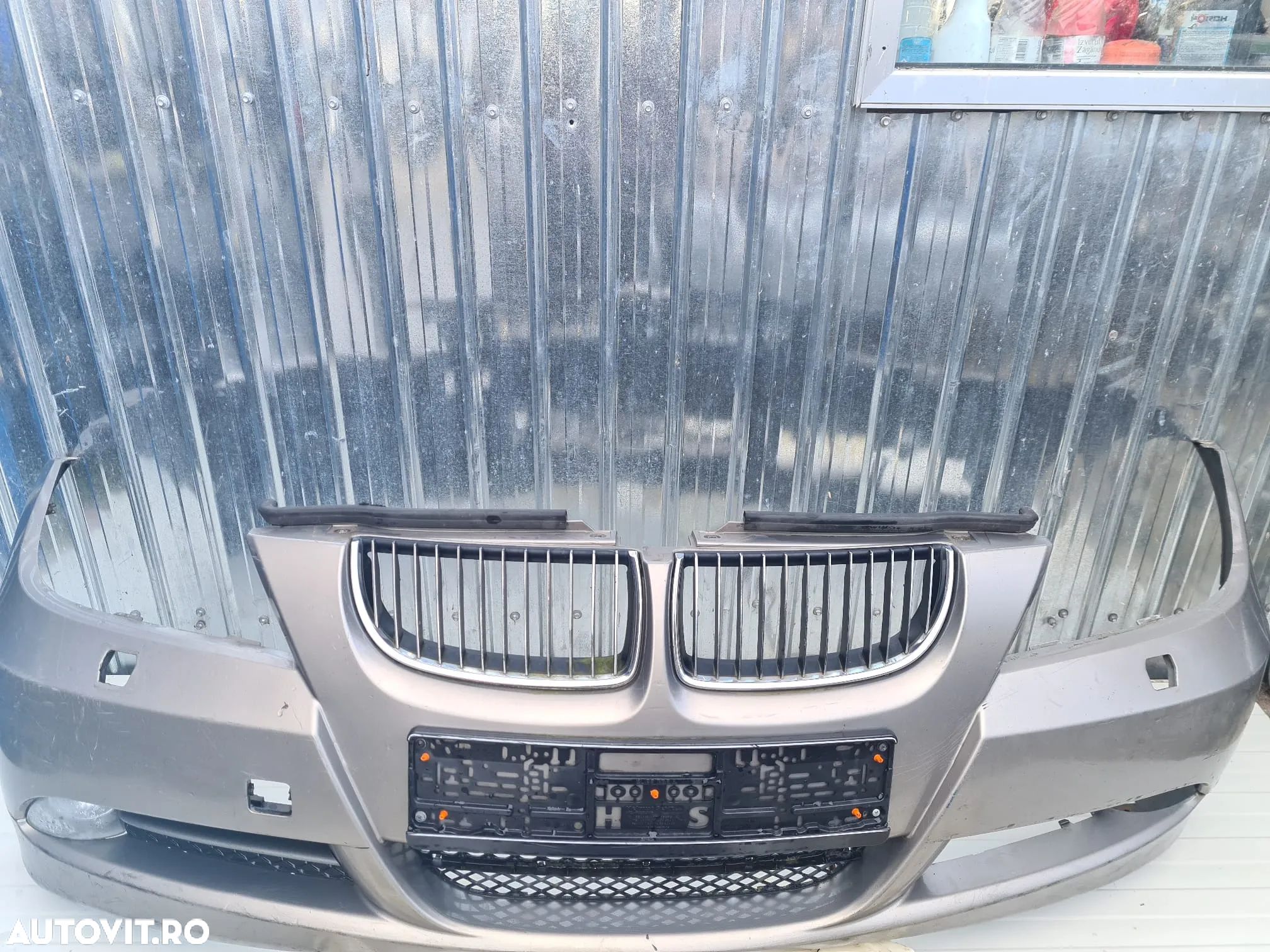 Bara fata Bmw seria 3 E 90/e91 non facelift cu gauri pt spalatoare far - 1