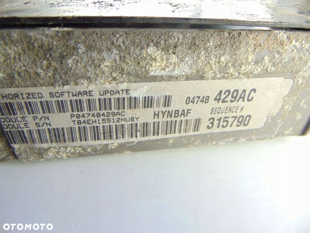 KOMPUTER STEROWNIK SILNIKA CHRYSLER VOYAGER IV (2001-2008) 3.3 V6 P04748429AC - 5