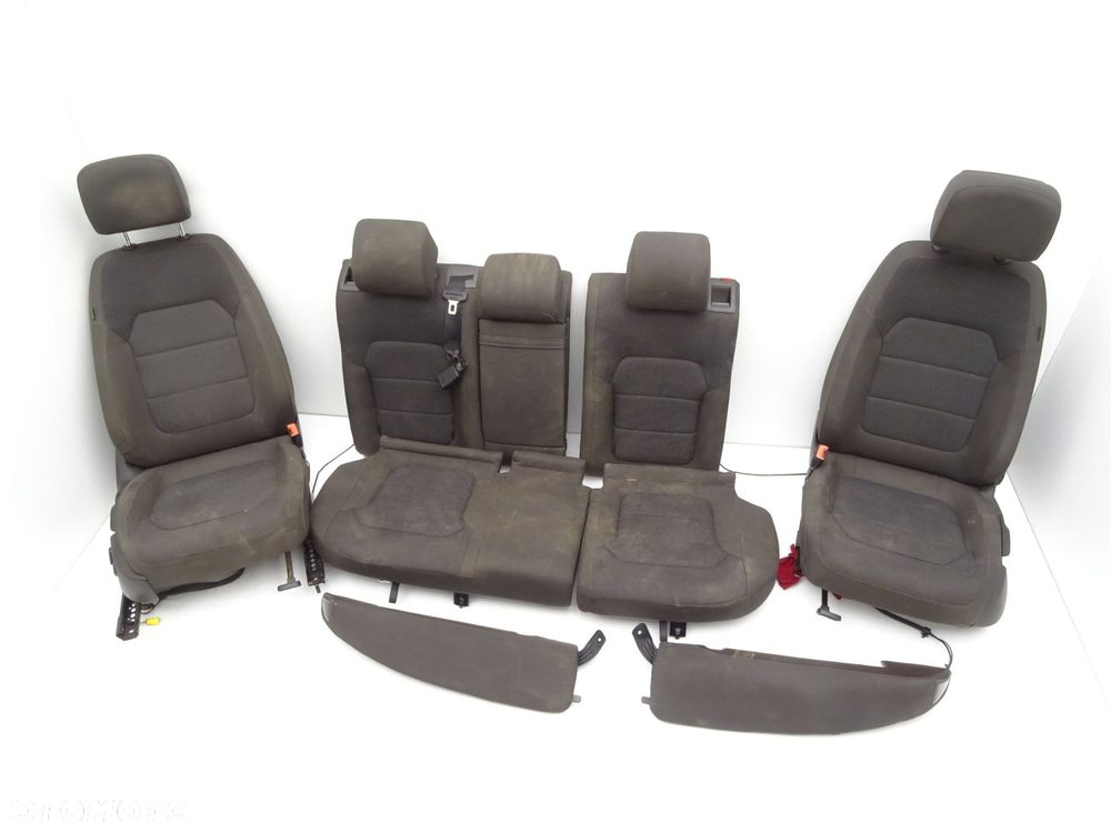 Komplet foteli fotele przód tył kanapa kombi 3aa971366g vw passat b7 - 2