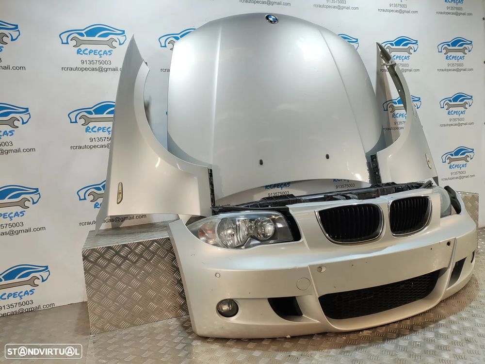 FRENTE COMPLETA BMW SERIE 1 E87 E81 PACK M CAPOT PARACHOQUES SENSORES GUARDA-LAMAS OTICAS RADIADOR VENTILADOR FRENTE FIBRA REFORÇO - 4