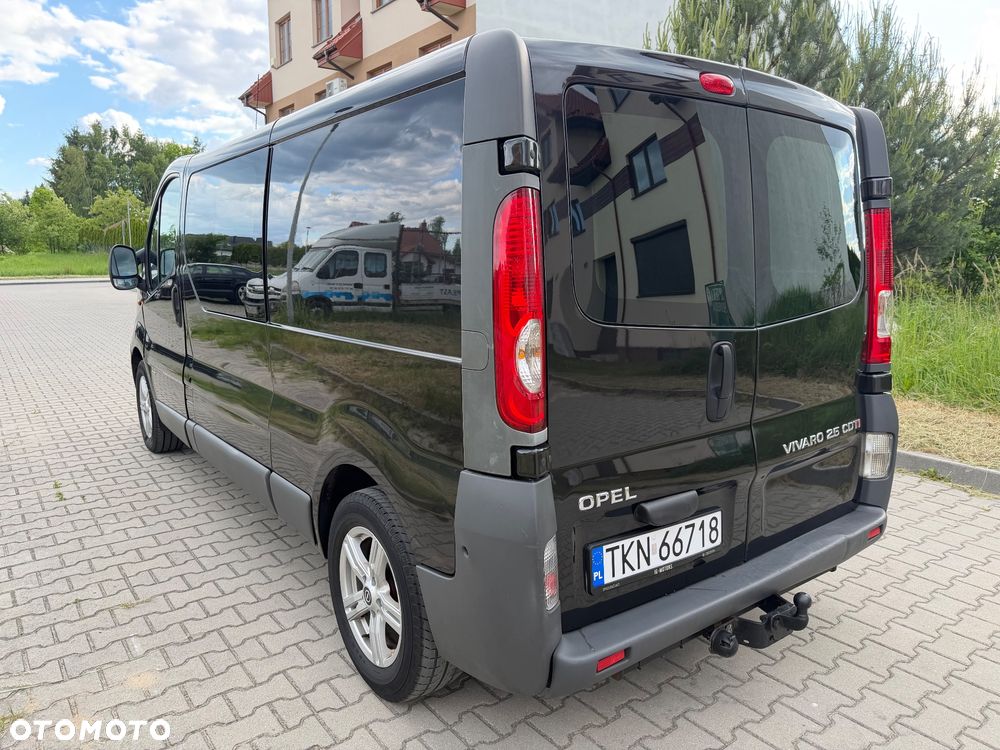 Opel VIVARO L2H1 Długi Klima Dubel Kabina 5os Brygadówka Hak Dźwig - 3
