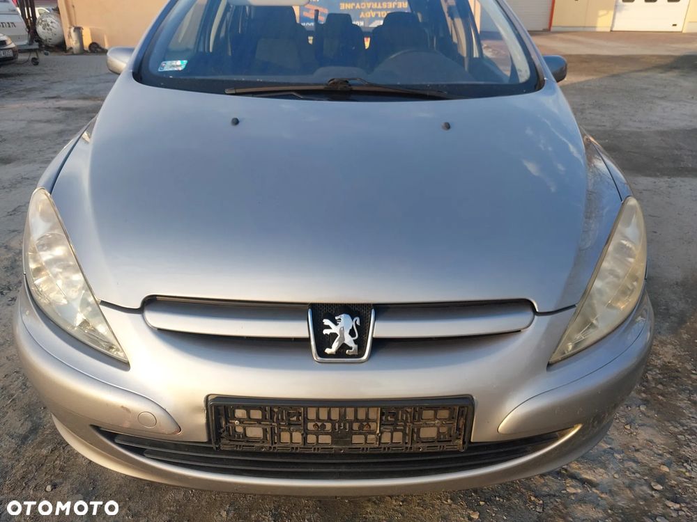 Przód kompletny Peugeot 307 01-05 maska zderzak błotnik EZAC lampa chłodnice poduszka airbag atrapa grill - 2