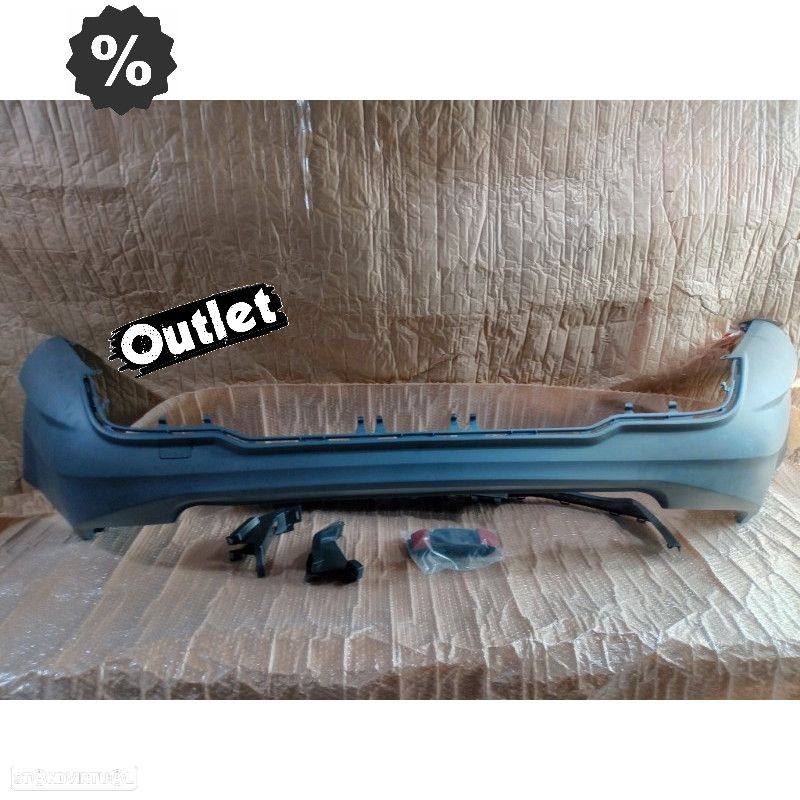 C020082C1 PARA-CHOQUES TRASEIRO MERCEDES CLASE C KOMBI W204 07-14 LOOK AMG - 6