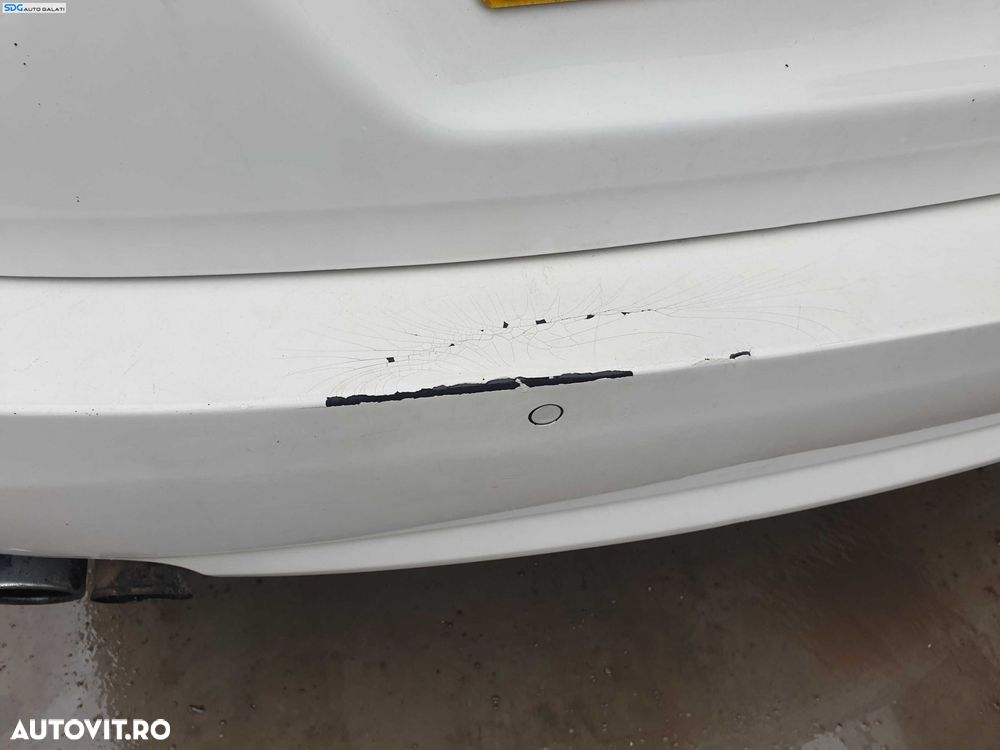 Bara Spoiler Spate cu Locas Senzori Parcare cu Imperfectiuni BMW Seria 5 F11 Break Combi Touring 2009 - 2017 Culoare 300 Alpinweiss 3 [Q0199] - 5