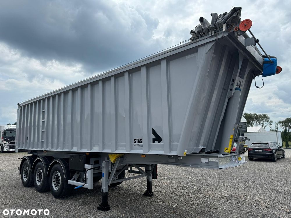 Stas Naczepa Wywrotka Aluminiowa STAS S300CX / 45m3 Super stan Opony 80% Micheline - 4