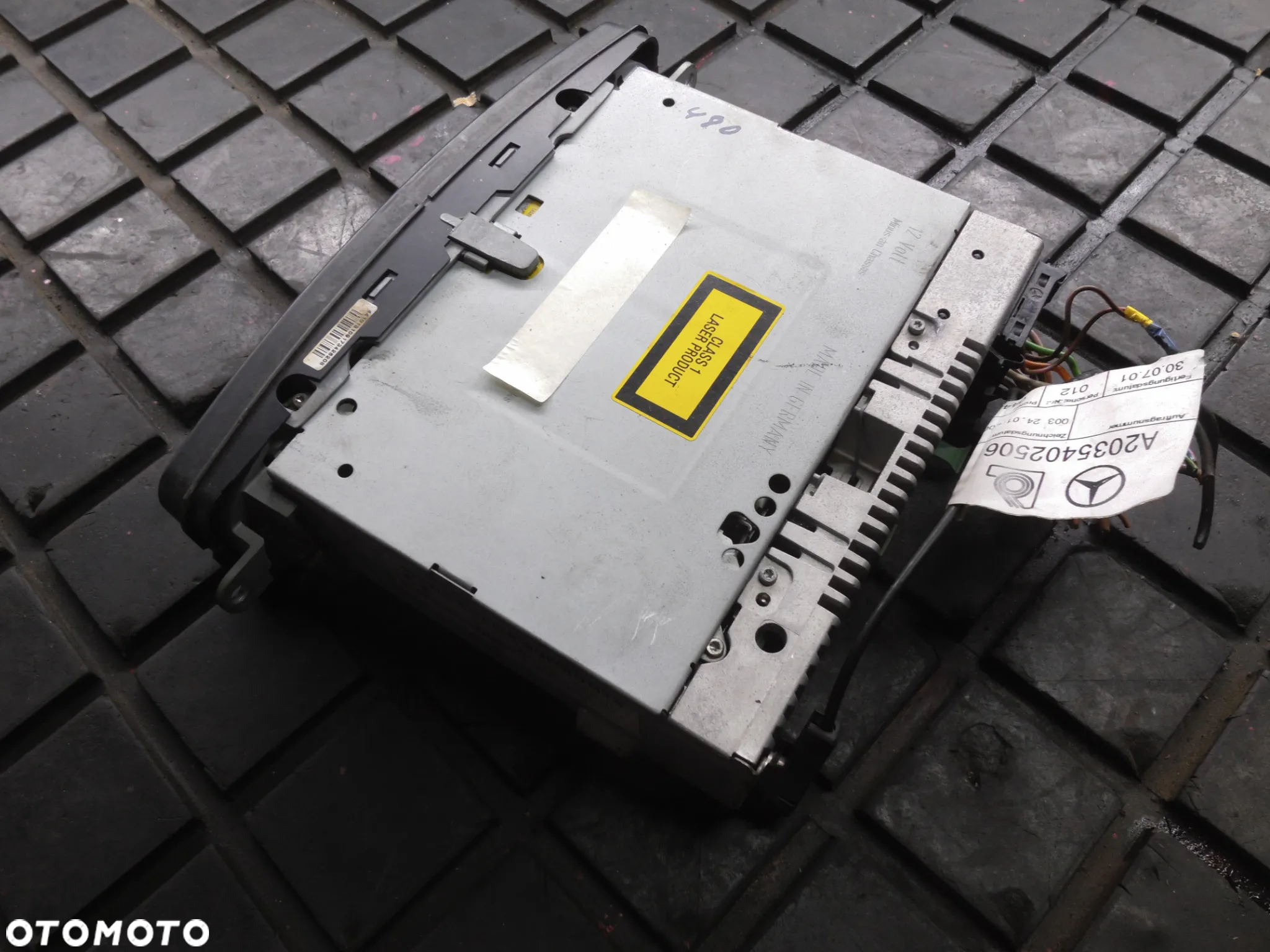 RADIO CD RADIOODTWARZACZ MERCEDES W203 A2038201786 POSIADAM 2 SZT - 4