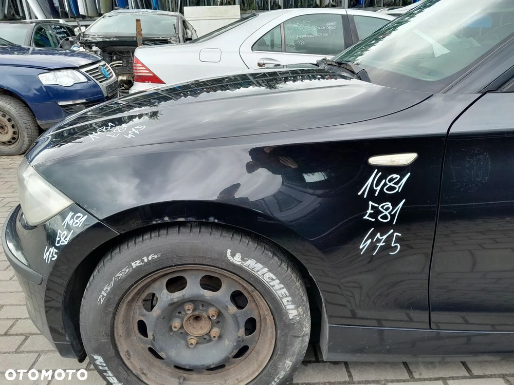 BMW E81 BŁOTNIK LEWY PRZEDNI LEWY PRZÓD KOLOR: 475 - 1