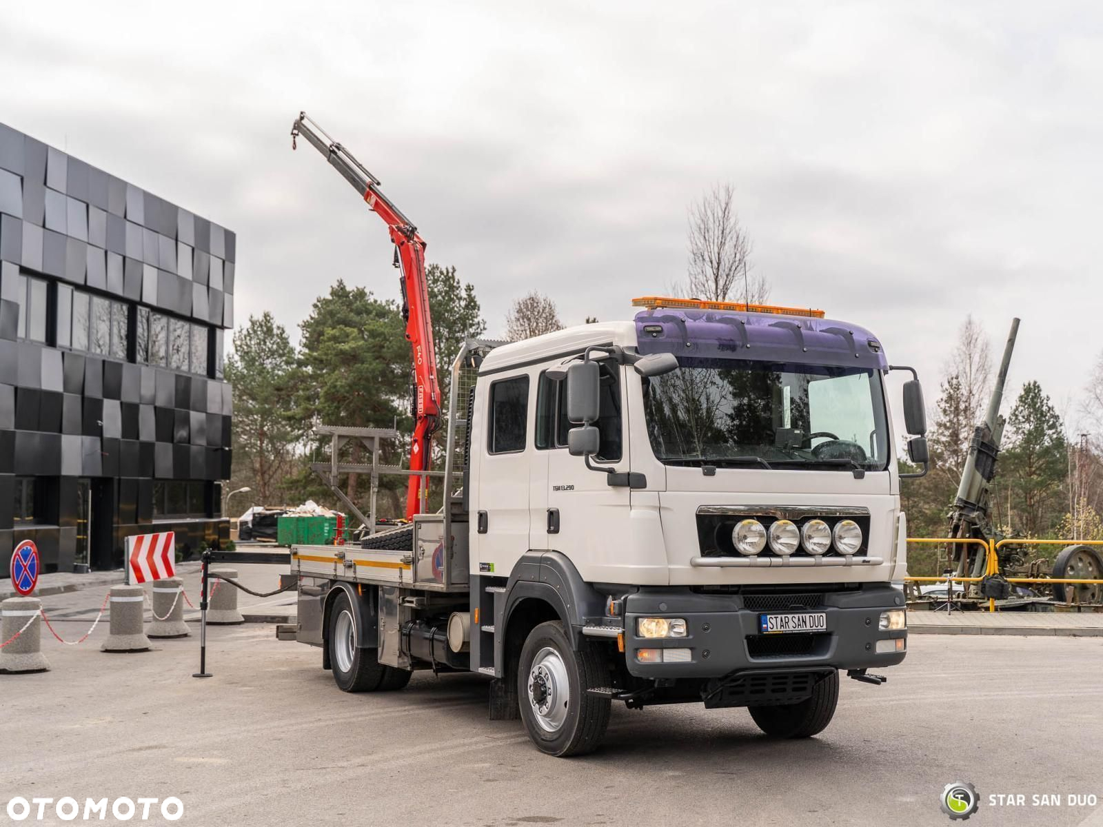 MAN TGM 13.290 4x4 BI FASSI F40B22 Żuraw Wciągarka DOKA - 6