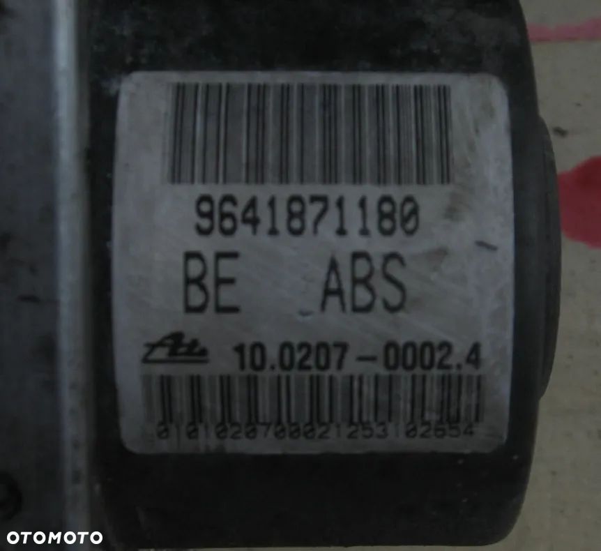 sterownik ABS CITROEN C2 C3 PEUGEOT 206 9641871180 - 3