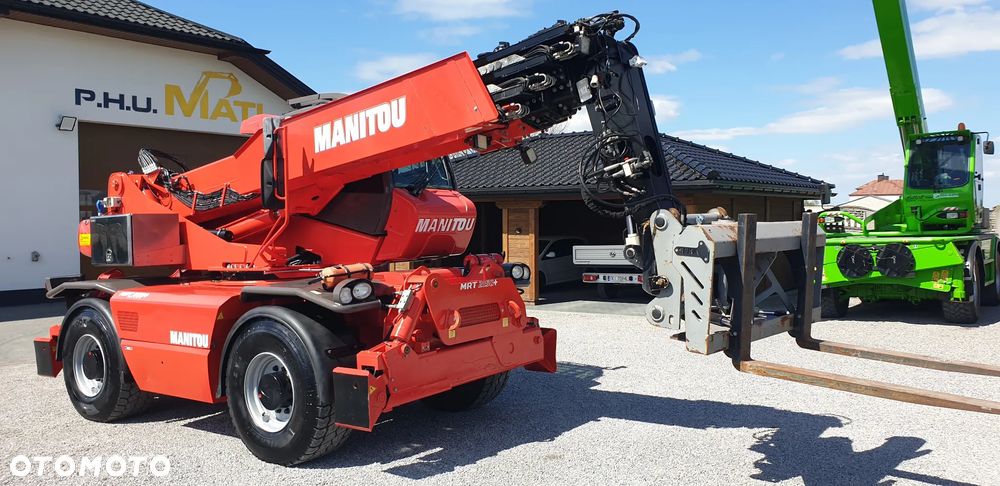 Manitou MRT 2150+/ kosz hydr /widły hydr/pilot /najbogatsza wersja wyposażenia - 7