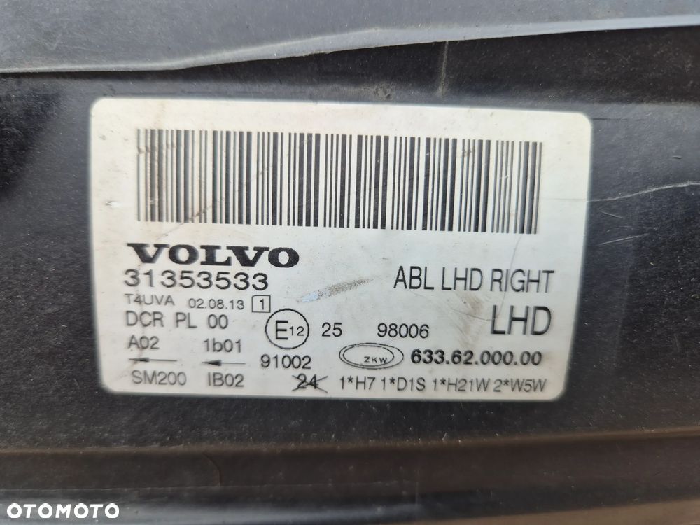 Volvo XC70 II V70 III S80 lampa prawa.Ksenon.LED 2013- .100% - 7