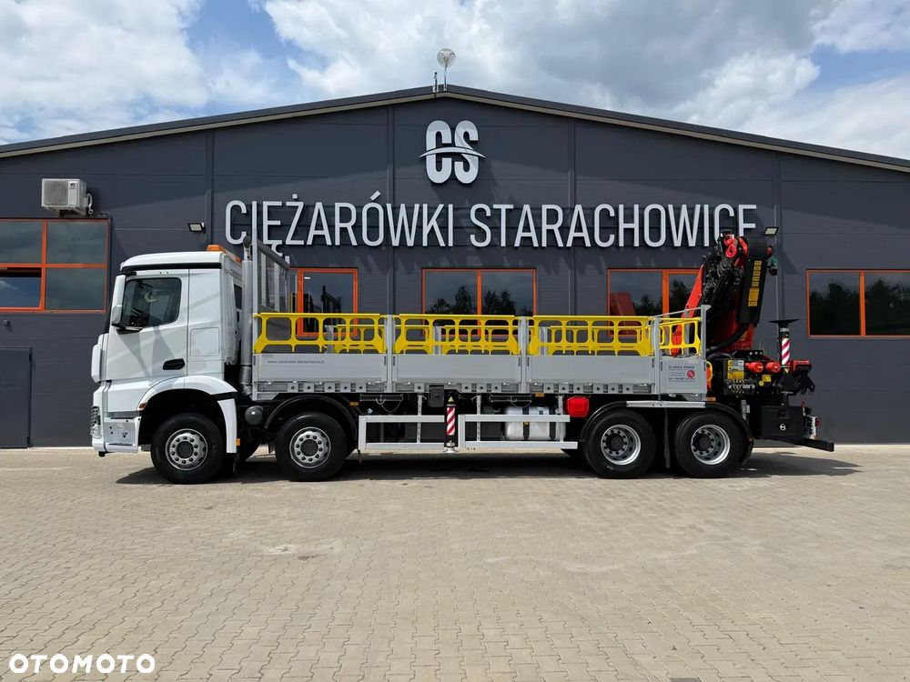 Mercedes-Benz Arocs Actros 3236 // E6 // 8x4 // Palfinger PK48002 z radiem // energetyka budowlanka skrzynia kran crane żuraw dzwig - 4