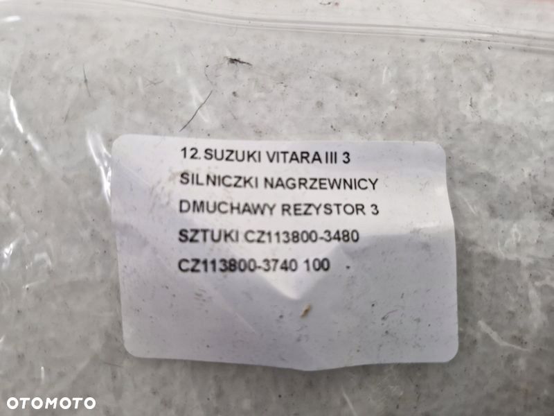 SUZUKI VITARA III 3 SILNICZKI NAGRZEWNICY DMUCHAWY REZYSTOR - 8