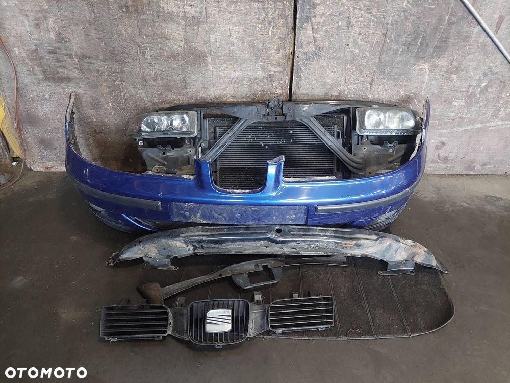 KOMPLETNY PRZÓD ZDERZAK LAMPY PAS PRZEDNI SEAT TOLEDO II LEON I LS5N - 1