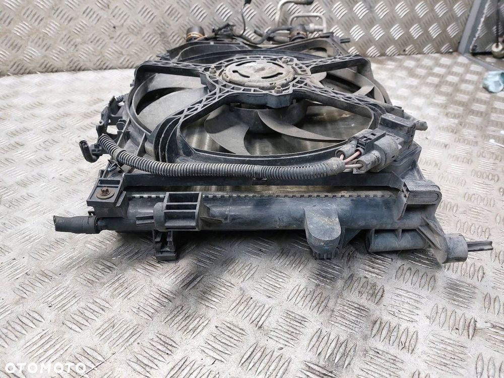 CHŁODNICE KOMPLET + WENTYLATOR OPEL CORSA C 1.2 16V 24426588 24445193 - 6