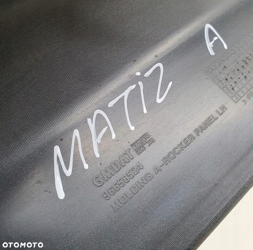 LISTWA PROGU PROGOWA LEWA CHEVROLET MATIZ II 96658524 - 8