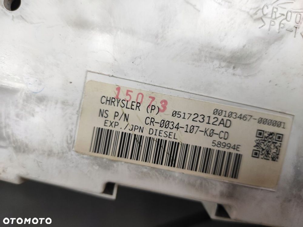 JEEP GRAND CHEROKEE WK 3.0 CRD LICZNIK ZEGAR EUROPA 05172312AD - 9