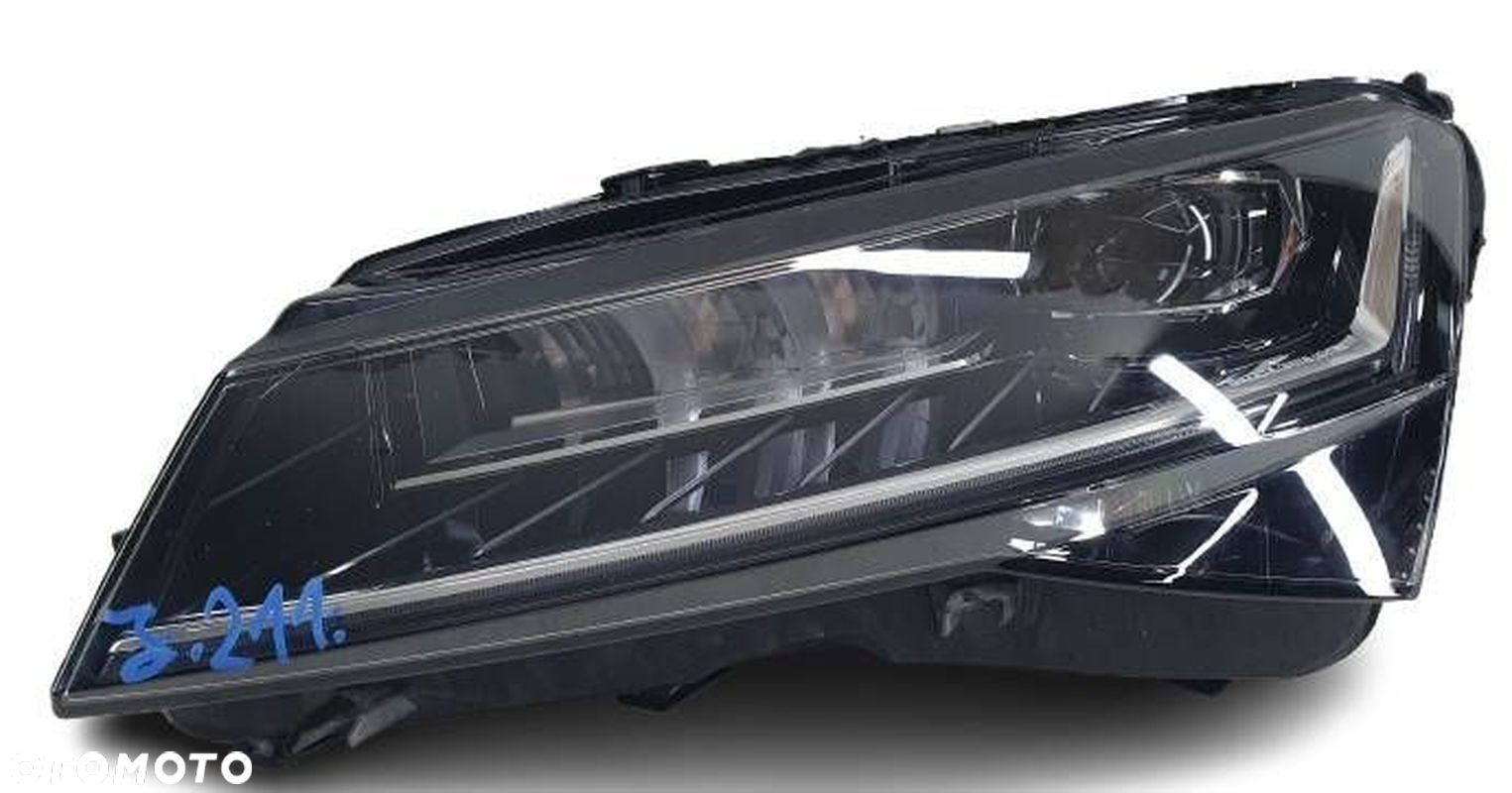 Skoda Superb 3 III Lift 3V LED lewa lampa przednia przód reflektor - 1