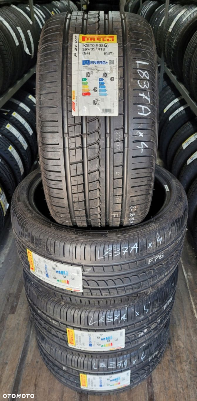 4x Pirelli P Zero Rosso 265/35R18 93Y L837A - 2