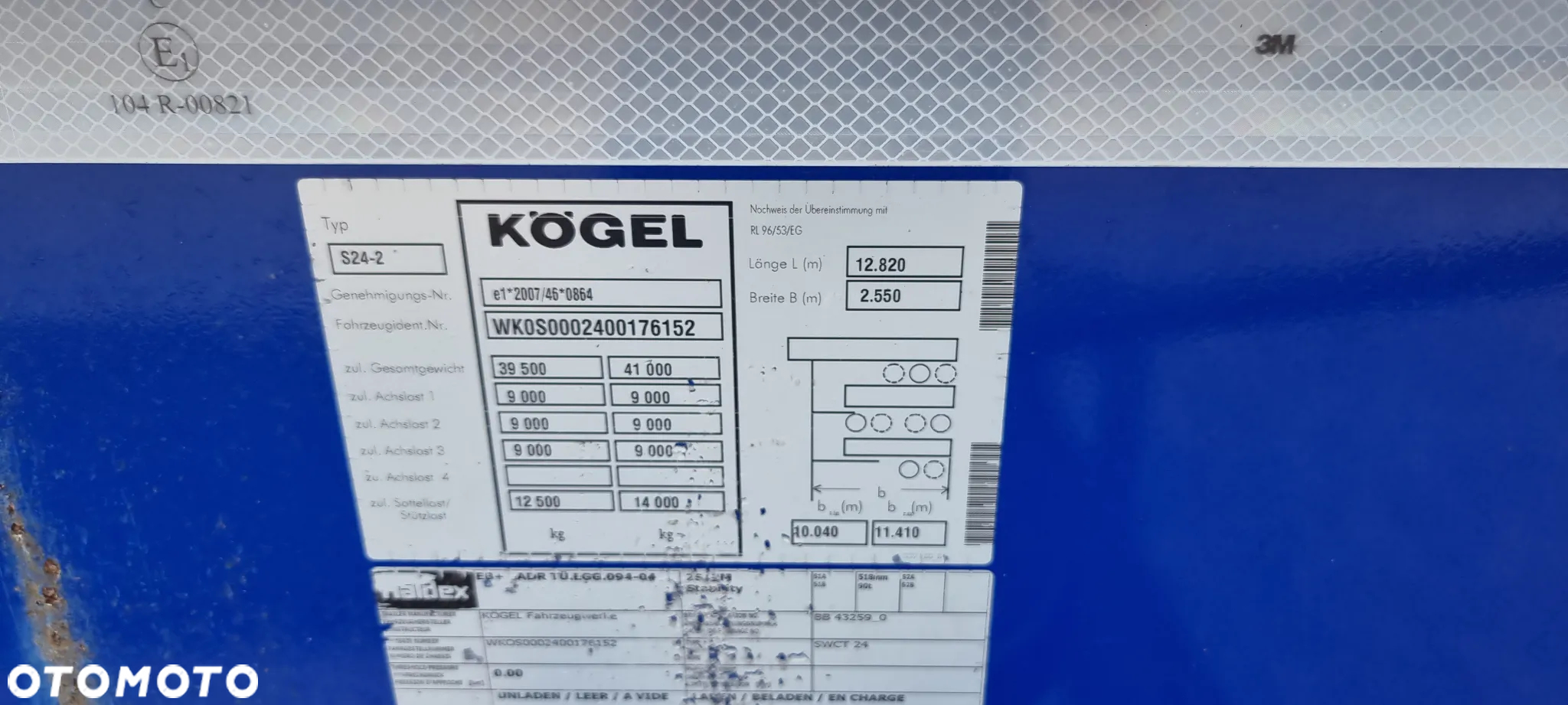 Kögel 31.000zł netto 10xNACZEPA POD KONTENER 2014r 2x20,30,40 3 OSIE ROZSUWANA SAF St. BDB MOŻLIWOŚĆ TRANSPORTU - 7