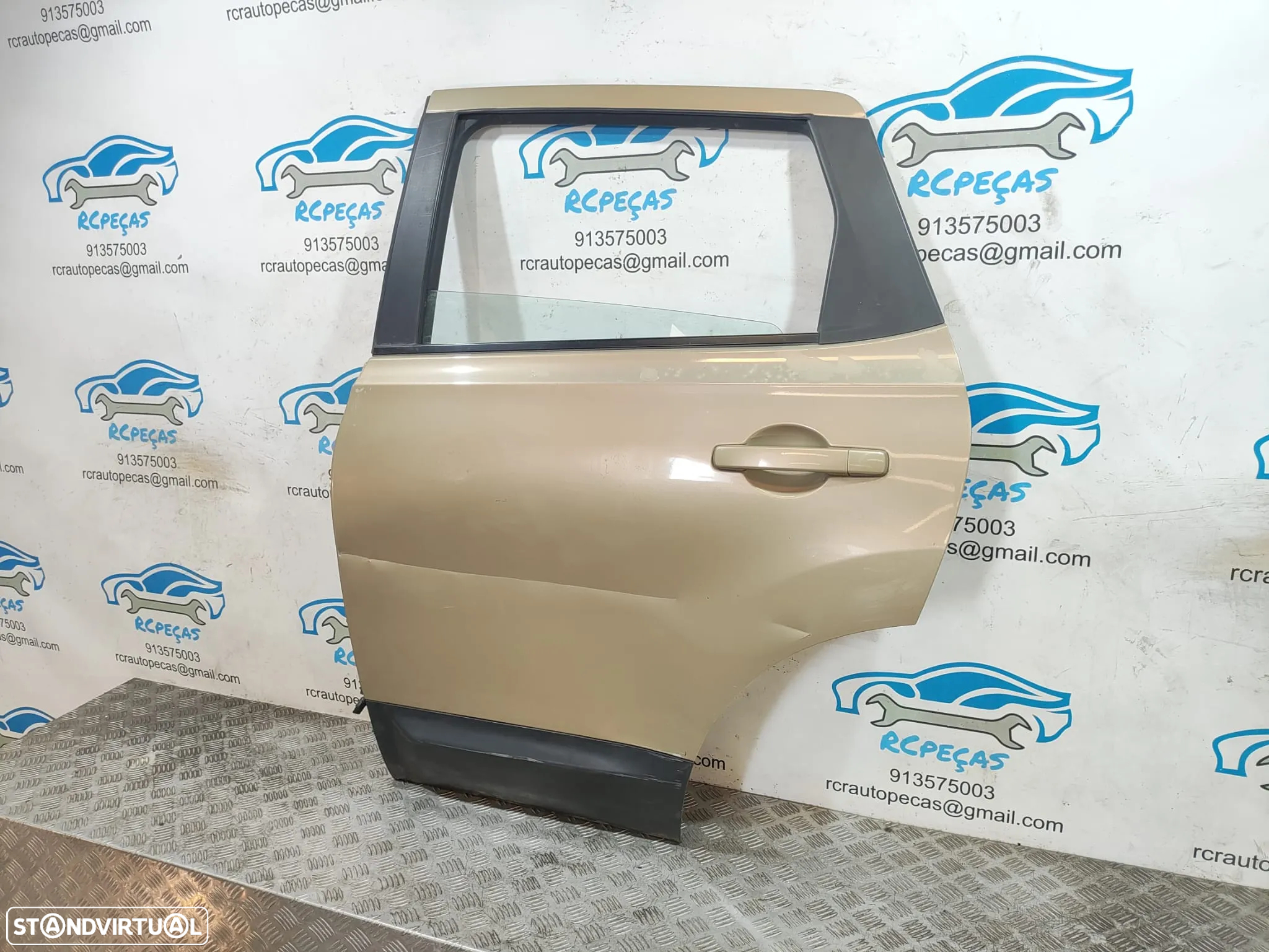 Porta Traseira Esquerda NISSAN QASHQAI J10 Fecho Elevador Motor Puxador Vidro - 3