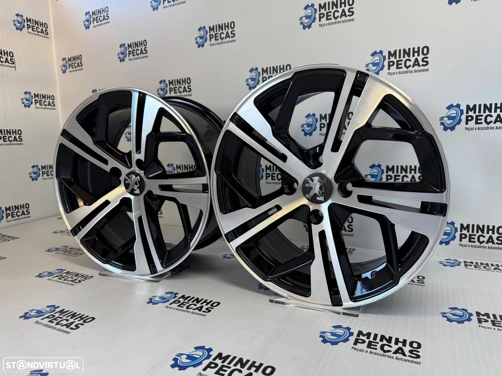 Jantes Look Peugeot 3008 GT em 16 (4x108) Preto e Polido - 3