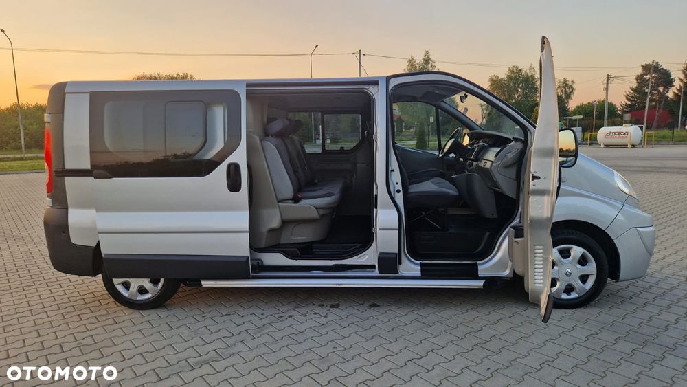 Renault TRAFIC L2H1 Długi Klima Elektryka Kamera Tempomat Dubel Kabina 6os Brygadówka - 13
