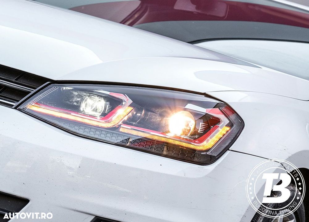Faruri LED compatibile cu VW Golf 7 VII G7.5 Design - 16