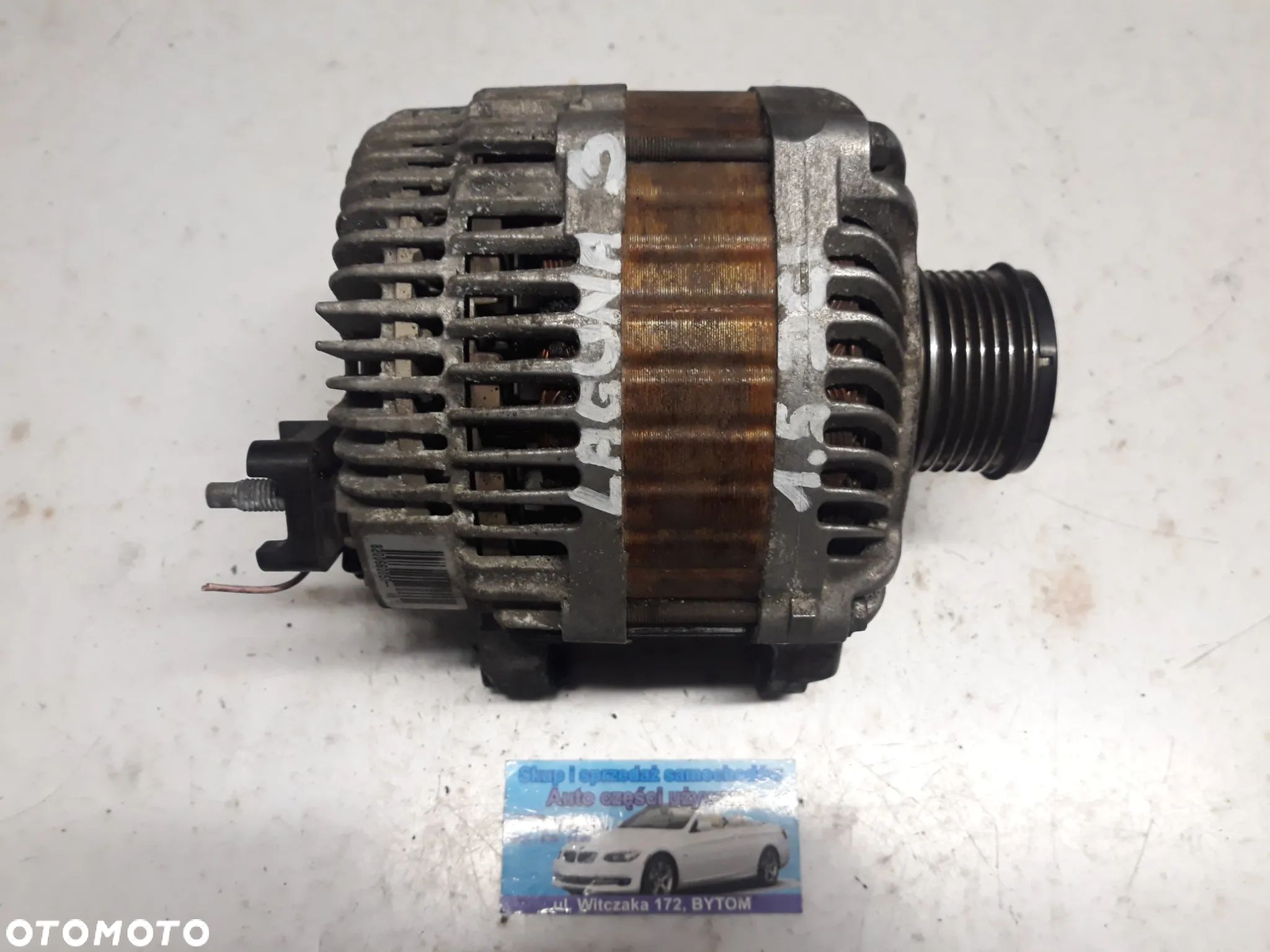 ALTERNATOR RENAULT LAGUNA III 1,5 DCI  2008r 8200660057  210A - 1