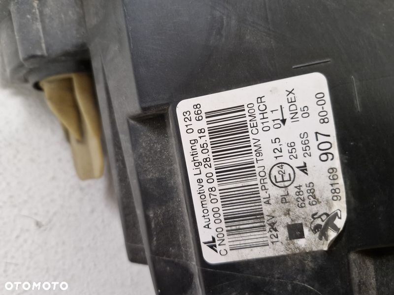 PEUGEOT 308 II 2 T9 LIFT LAMPA PRAWY PRZÓD PRZEDNIA UK 9816990780 - 10