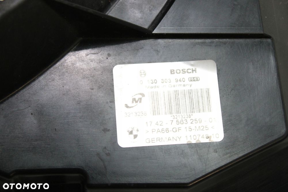 WENTYLATOR CHŁODNICY WODY 7563259 BMW E90 E91 2.0i 150 KM 320I N43 04-10 - 9