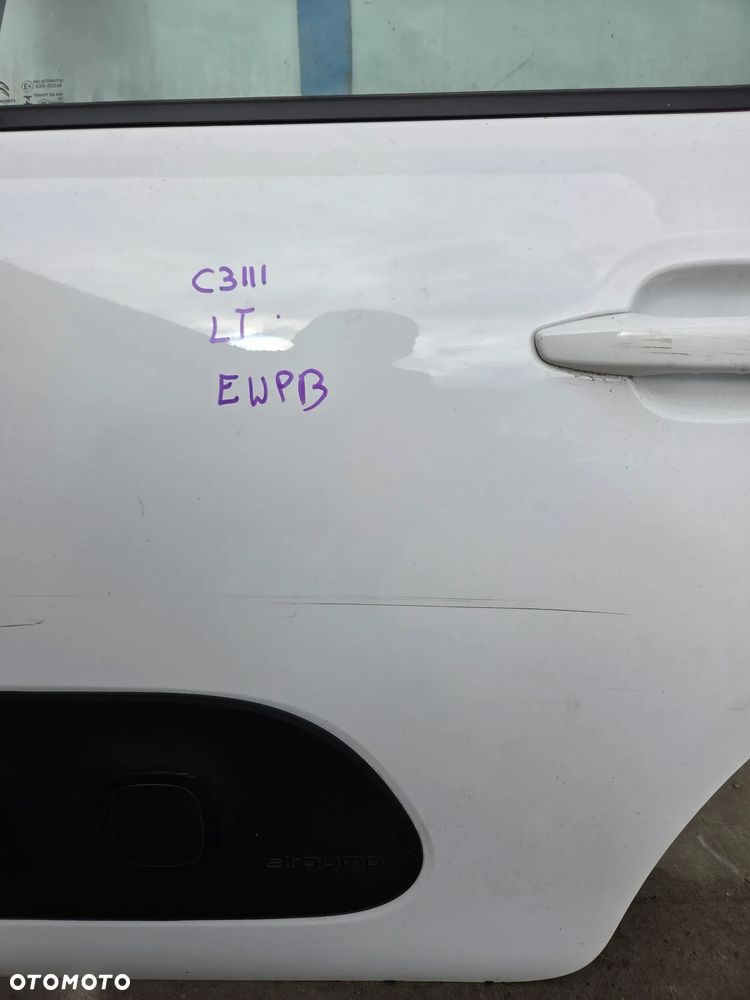 Drzwi tylne tył lewe Citroen C3 III EWPB - 4