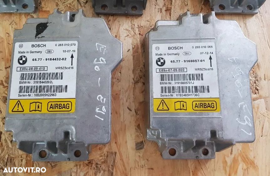Calculator Modul Airbag Bmw E90 E91 E92 E87 Etc Cod 9166057 9184432 9125224 - 3