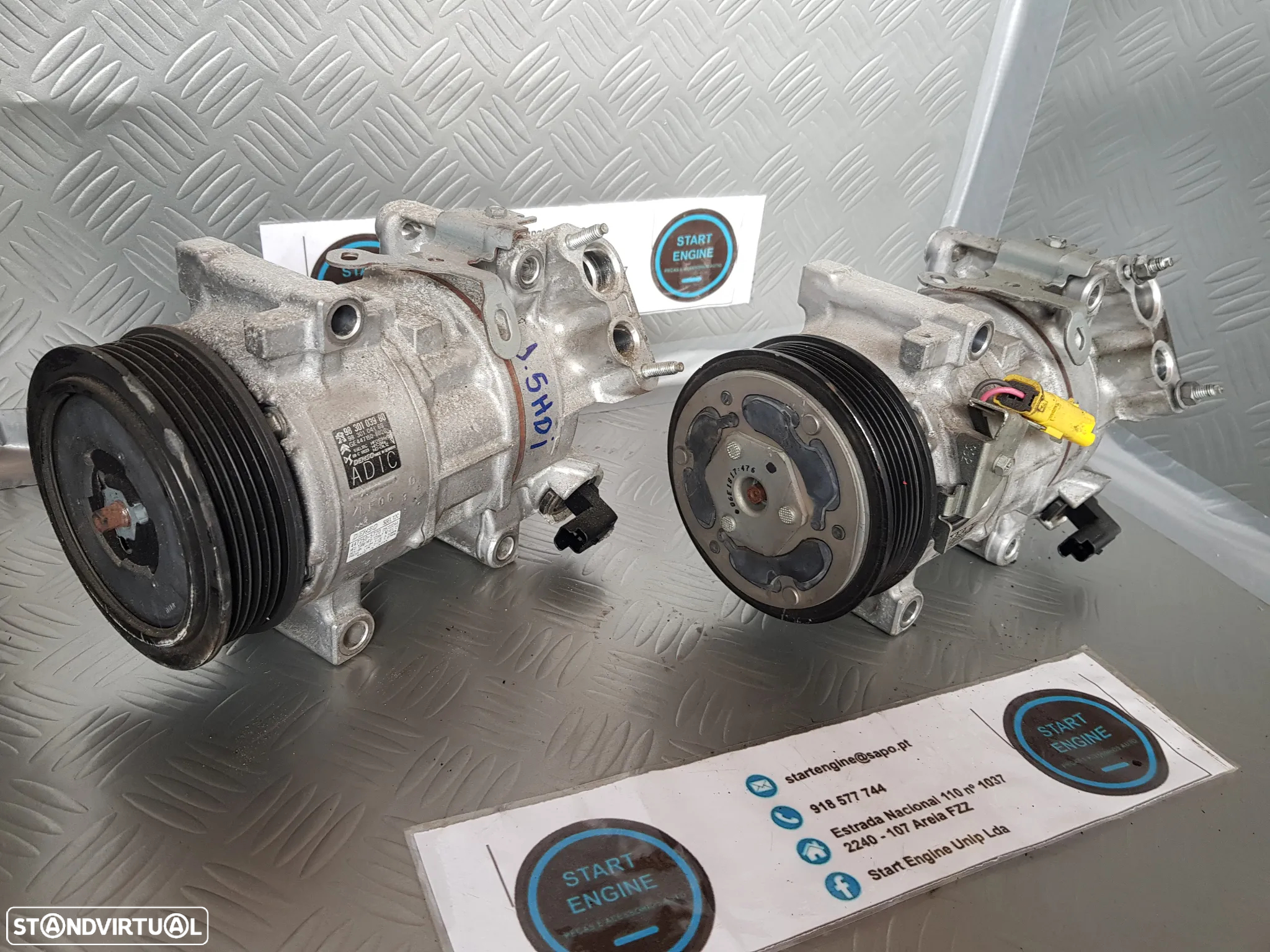 Compressor Ar Condicionado Ac Peugeot 3008 5008 208 508 2008  1.5 HDI Citroen C3 C4 C5 Partner Berlingo DS4 DS3 - 4