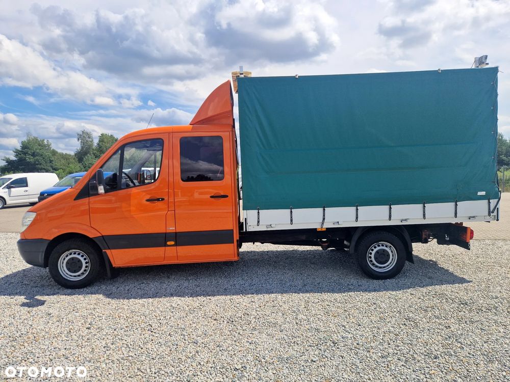 Mercedes-Benz SPRINTER 316 2,2 CDI 163 KONNA DOKA BRYGADÓWKA 7 OSOBOWA 3,6M SKRZYNIA PLANDEKA  KLIMA WEBASTO GWARANCJA - 2